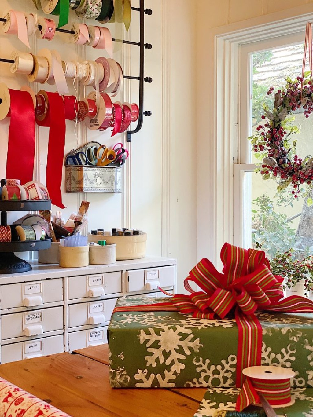 Picture of: How to Organize Your Gift Wrapping Room – MY  YEAR OLD HOME
